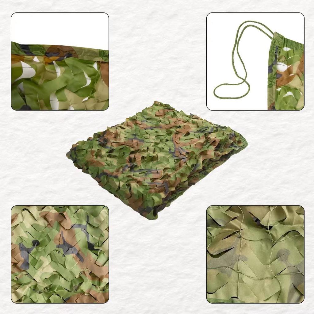 Reinforced Outdoor Camouflage Nets White Black Jungle Desert Garden Decoration Shade Camo Concealment Mesh 3x5 4x5 3x4 3x3 2x3