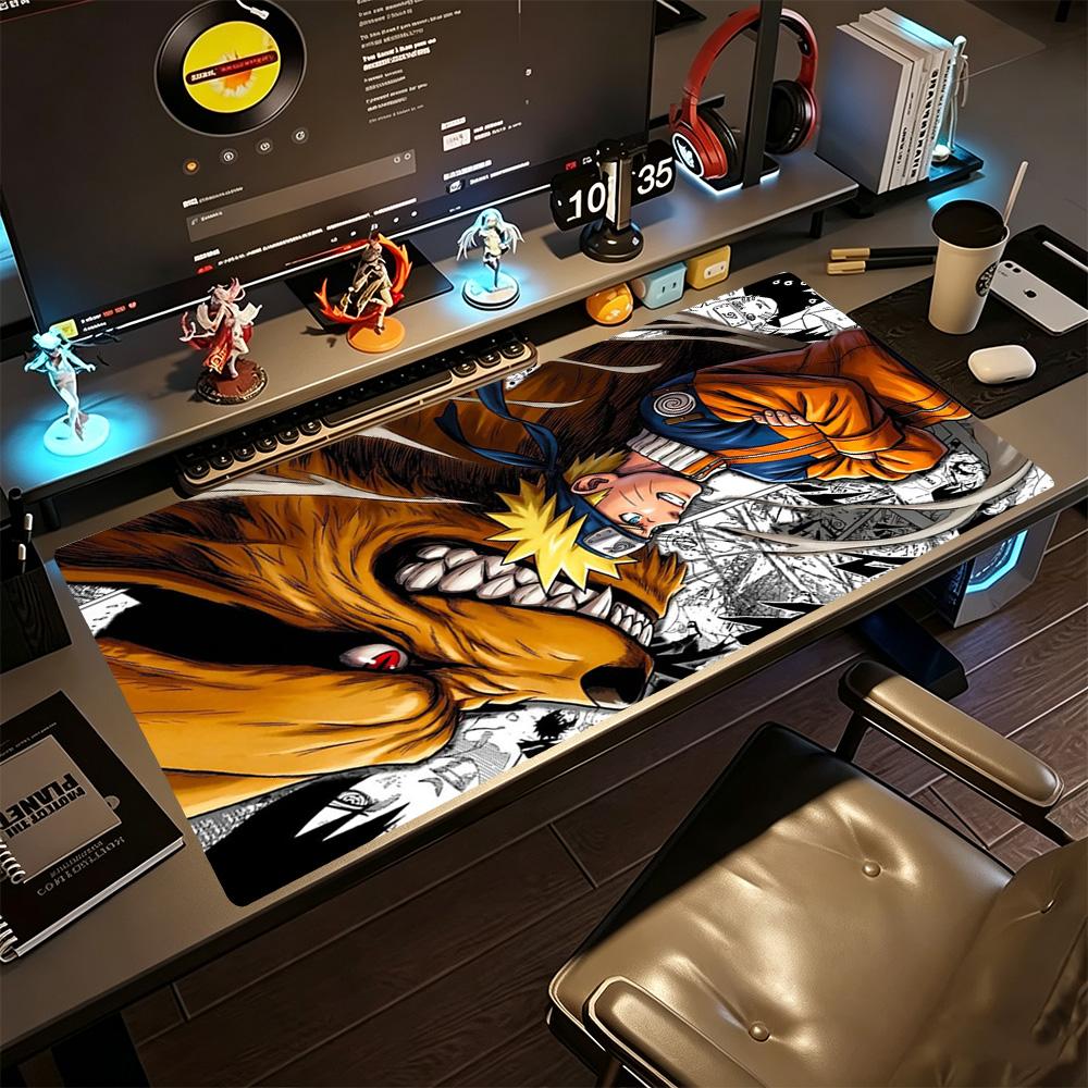 Naruto Gaming Mouse Pad Gaming Laptop Mouse Pad Office Mouse Mats Non-Slip Rubber Base Suitable for Office Gaming PC Laptop