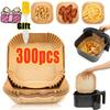 50-300pcs Square Air Fryer Paper Disposable Cake Papers Oil-proof Parchment Non-Stick Mat Cheese Cake Baking Papers In The Oven