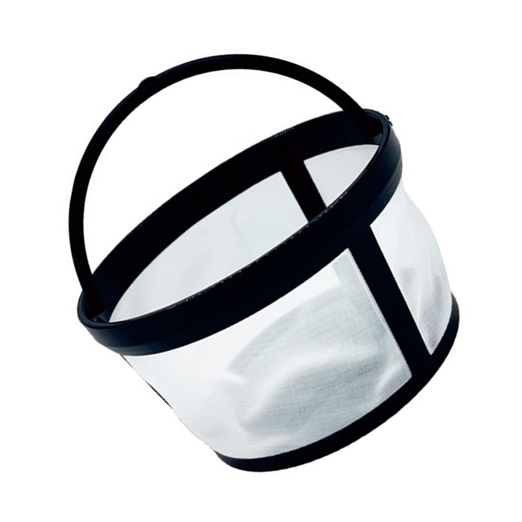 Многоразовый нейлоновый фильтр для кофемашин с сетчатым фильтром на 4 или 10 чашек гарантирует отсутствие остатков и экологичность использования