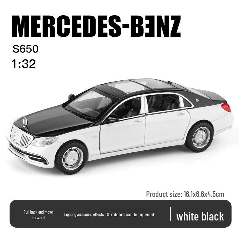 1:32 Diecast Phantom Car Model with Lights & Sound Effects, Toy for Boys