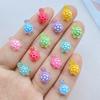 30 Pcs Cute Mini Colorful Turtle Flat Back Resin Cabochons Scrapbooking DIY Jewelry Hairpin Craft Decoration Accessorie