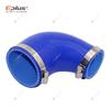 Blue Silicone Tubing Hose 90 Degrees big to small Connector Universal Car Intercooler Turbo Intake Pipe Coupler Multi Size