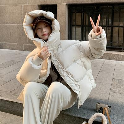 Новая хлопковая одежда женская зимняя короткая утолщенная модная хлопковая одежда корейский стиль свободный дизайн хлопковая куртка повседневная куртка