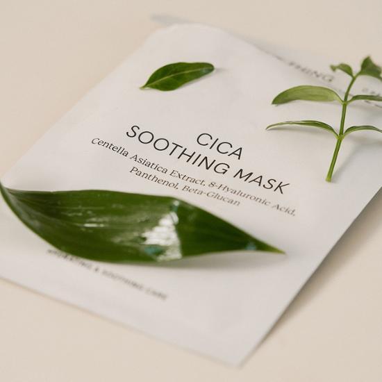 ONE THING Успокаивающая маска Cica 5 листов