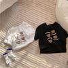 Kids Cotton Loose Short Sleeve T Shirt Summer Cute Bear Print Baby Casual Top