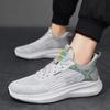 Spring Men's Shoes 2025 New Mesh Fly-woven Sports Shoes Men's Summer Breathable Casual Versatile Travel Shoes