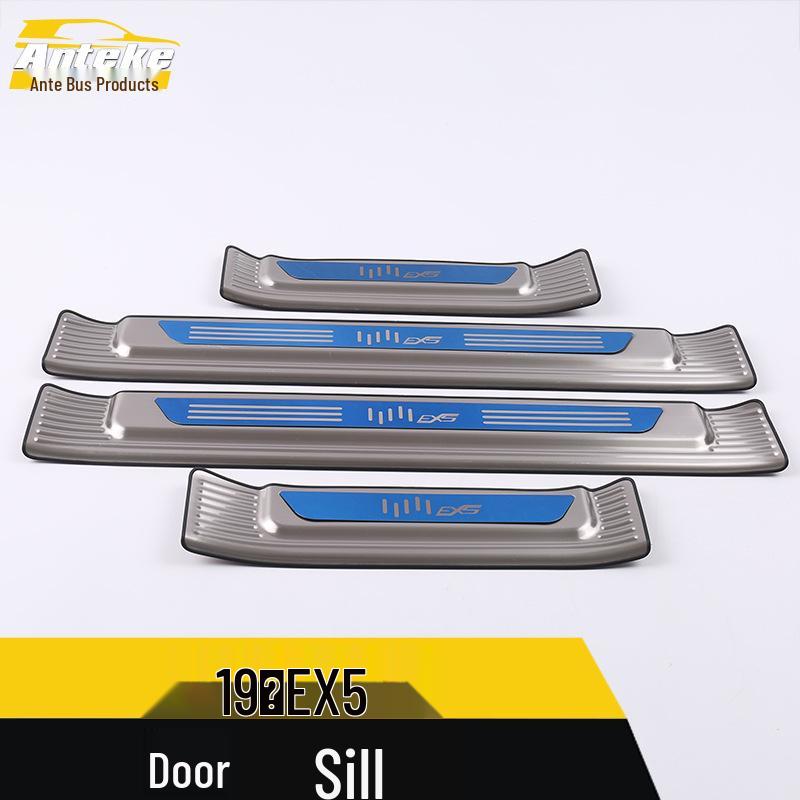 19 EX5 Накладка на порог двери и бампер, защита от царапин, яркая декоративная полоса