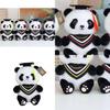 Charming Graduation Panda Plush Toy Adorable Stuffed Animal With Customizable Logo