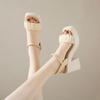 High-heeled Sandals Women's Summer 2025 New Versatile Thick-heeled Mary Jane Fairy Style Fashion Shoes with Skirts