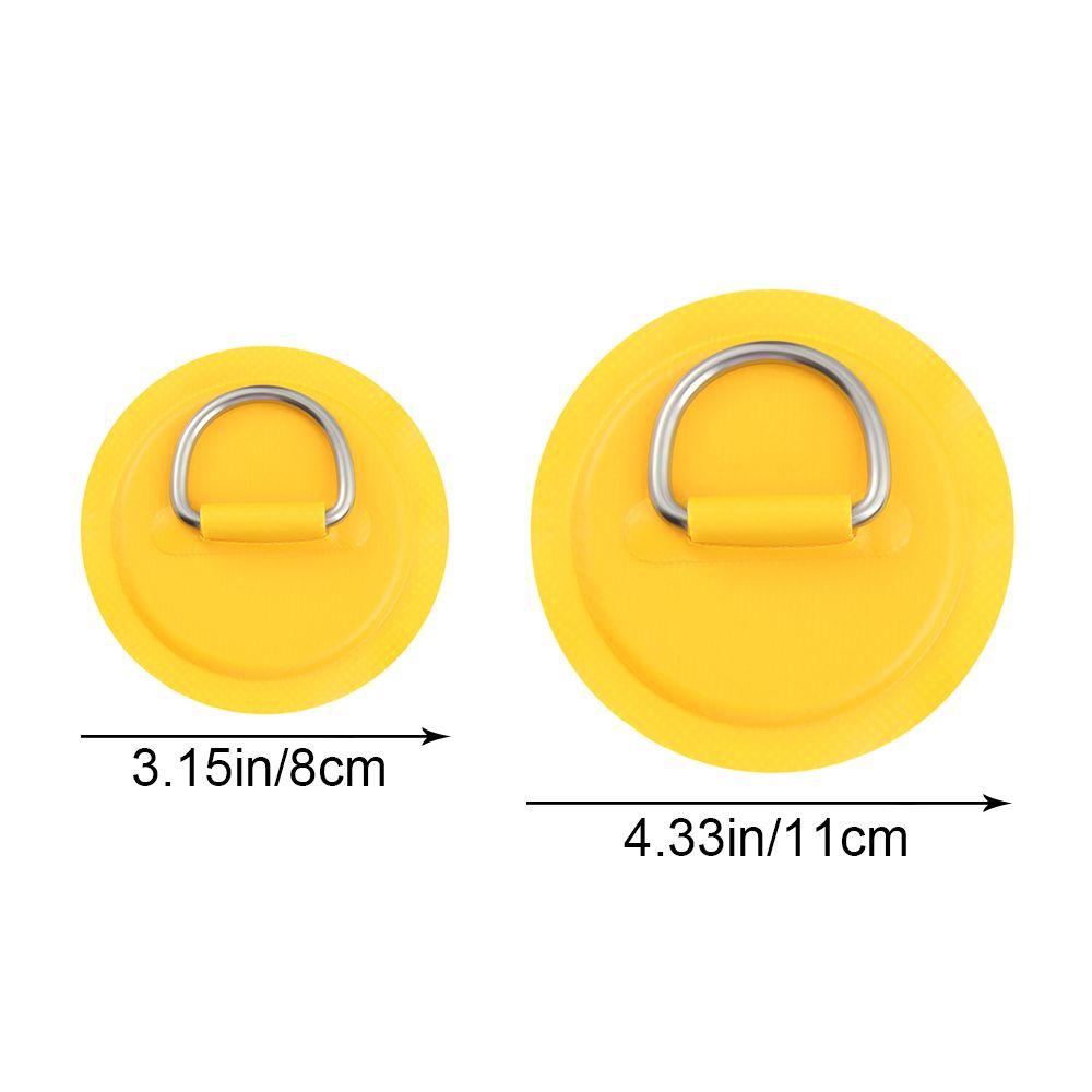 Pad Stainless Steel Raft Dinghy D Ring Pad/Patch Kayak Surfboard SUP Tie Down Inflatable Boat Patch