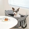 Барабаны pet ikeco сумка, проверка черный, СМ, 1 шт., корейский шампунь для животных