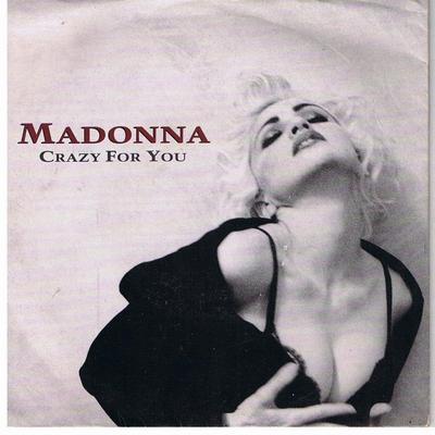 7-дюймовая пластинка MADONNA - Crazy For You W0008 Sire 1991 UK Танцевальная и Электронная Б/У