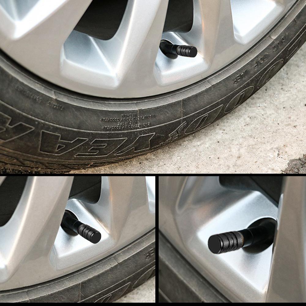 4 шт./лот колпачки для вентилей шин, алюминиевые автомобильные пылезащитные колпачки, колпачки для воздушных вентилей шин и колес