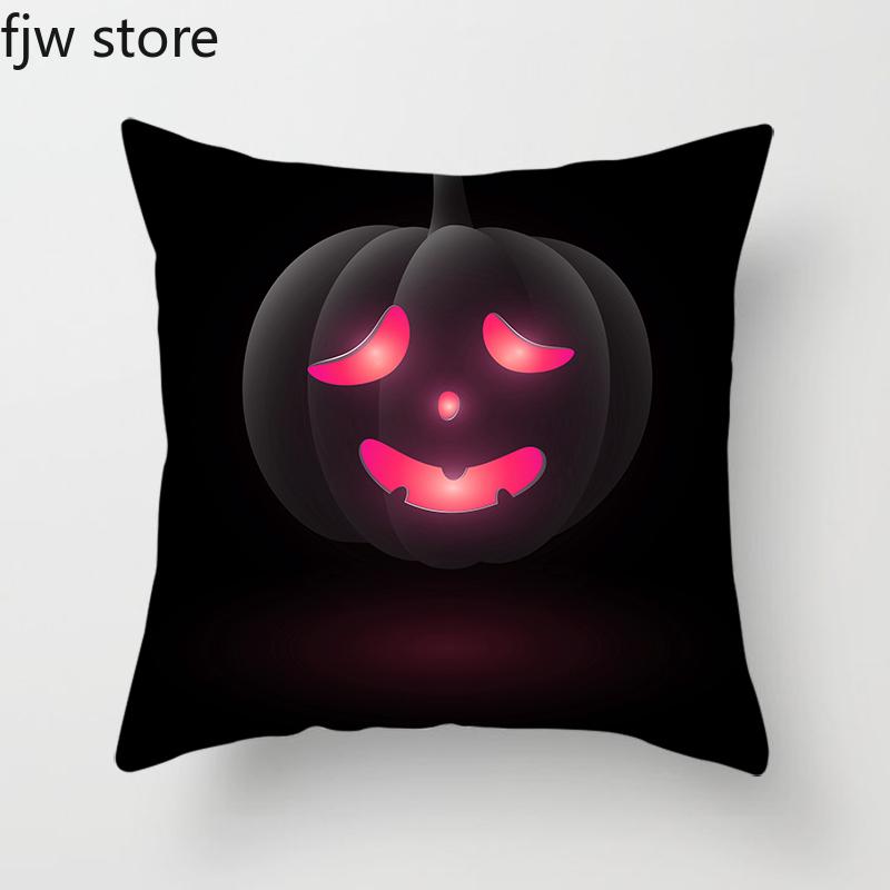 Halloween Decoration Pillowcase Pumpkin Ghost Face  Party  Holiday Gift Sofa Cushion Cover Bedroom Home