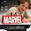 Игрушка LEGO Marvel Логотип и Минифигурка, Подарок на День Рождения, Строительные Блоки, для Мальчиков и Девочек, Возраст 12, 13 и 14 лет, Ученики Начальной Школы, Товары Marvel,