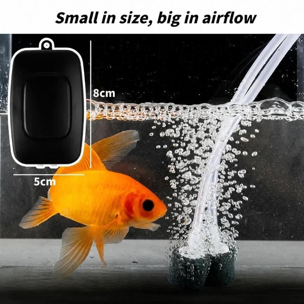 USB Oxygen Pump with Air Stone Aquarium Filter Aquarium Air Pump Kit Fishing Tank Accessories