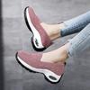 Женские кроссовки на платформе, женская повседневная обувь, кроссовки с амортизацией, женские удобные кроссовки с неглубокой подошвой, нескользящая обувь для ходьбы