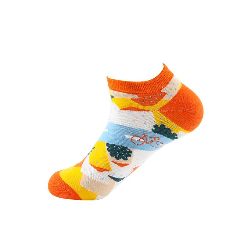 Мужские весенне-летние носки-лодочки нового стиля, уличные, хип-хоп, спортивные, с низкой посадкой, невидимые