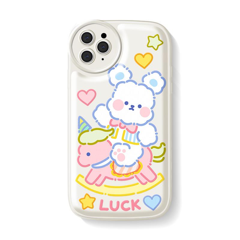 Чехол Zhitai Cartoon Air Cushion для Apple iPhone 14 Pro/15, новый защитный чехол X50/60