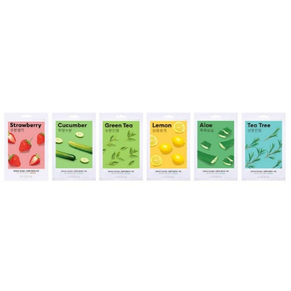 MISSHA Air Fit тканевая маска с алоэ, 20 шт.