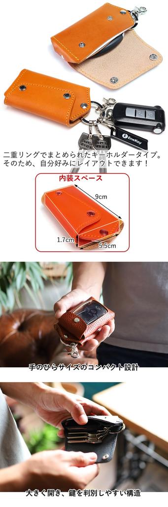 Ricky's Multi-Key Case MAX Smart Key Storage, 2 Pockets Storage, 3 Storage Case, Compatible