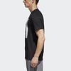 Adidas T Shirts Men's Black Crew Neck Moderate S98724