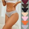 Mid-Waist Cotton Panties for Woman Comfort Lingerie Solid Color Underpants Soft Underwear Breathable Briefs