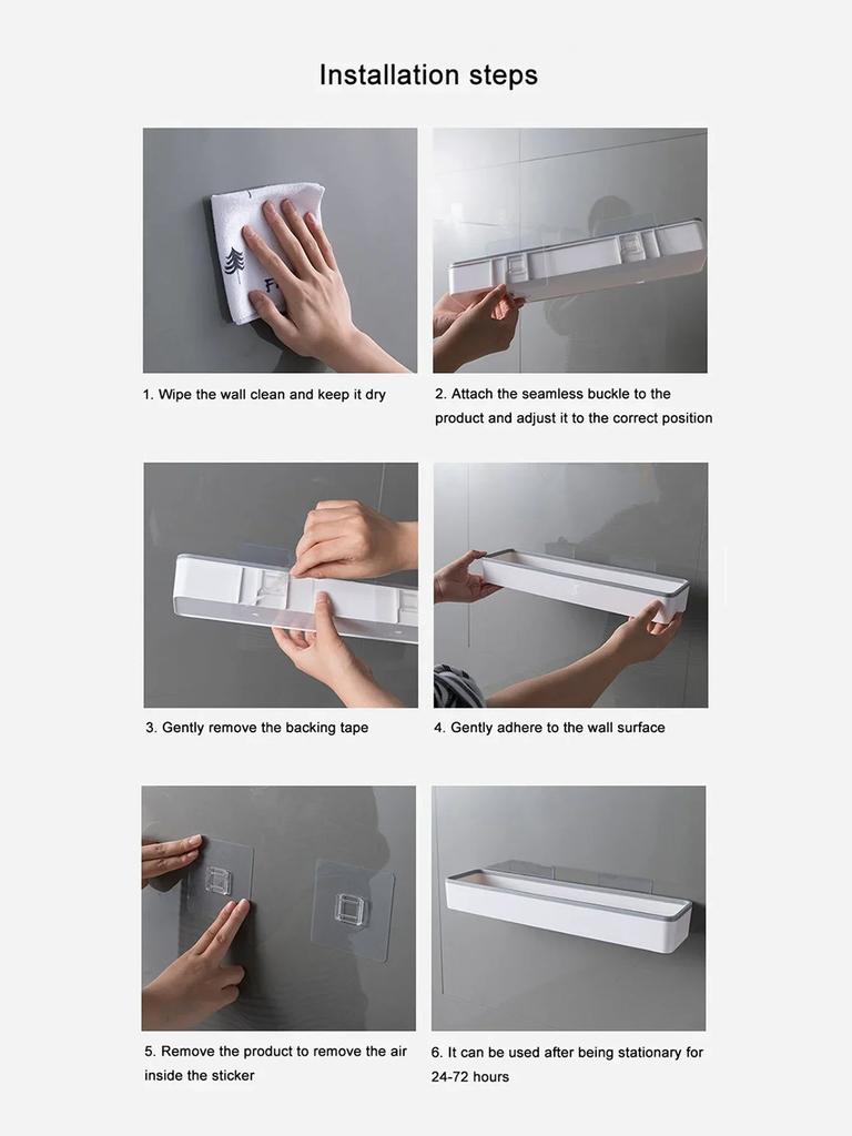 1 шт. Шкаф для хранения в туалете и ванной комнате, полка, настенный, без отверстий, многофункциональный артефакт, полка над унитазом, белый органайзер