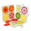 Fruit Fraction Board Math Teaching Tool Round Shape Instrument Kids Montessori Early Educational Math Development Toy Gifts