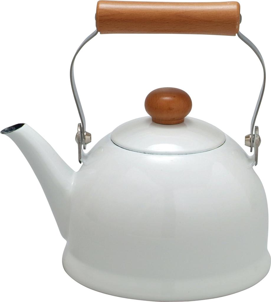 Nodahoro Enamel Made In Pochka Kettle, 1.5L, Gas/IH Compatible, Japan, PO-1.5K