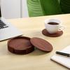 6 шт. подставок из кожи с деревянным зерном, водонепроницаемые, термостойкие, с антипригарным покрытием, подставки под тарелки, чайные чашки, кофейные чашки, домашний декор для барной стойки