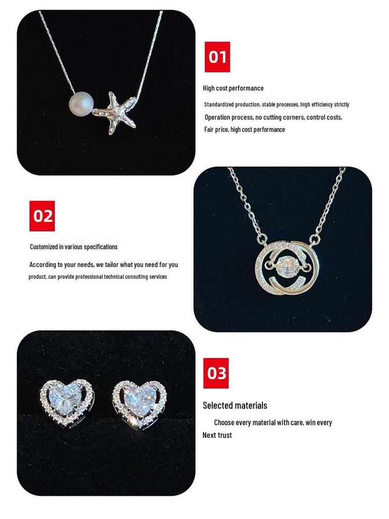 Ожерелье-подвеска из стерлингового серебра 925 пробы с музыкальной нотой, Т-образным квадратом и бриллиантом муассанитом - Элегантная и милая женская цепочка для ключицы