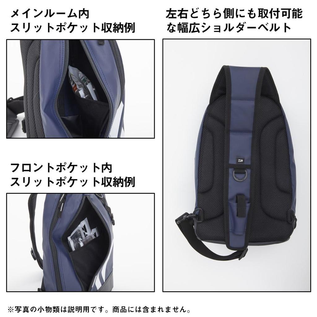 Daiwa Bag French Navy P 14 x 24 x 37 cm One-Shoulder (D)