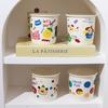 Party Ceramic Paper Cup Cute Children Holding Pudding Yogurt Cup Ice Cream Cup Large Capacity Ceramic Cup