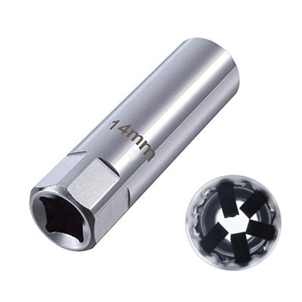 Универсальный ключ для снятия свечей зажигания 3/8" магнитный инструмент для снятия свечей зажигания Car Spark 16 мм, угол 12-P B3F3