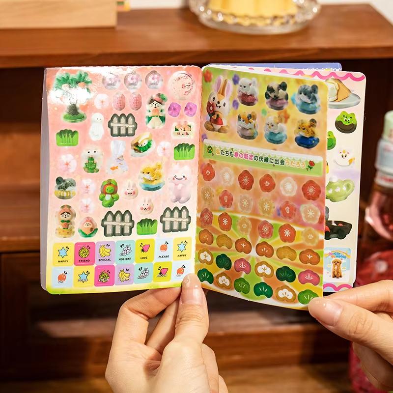 Ретро японский мультфильм скрапбукинг наклейка для детей кавайный Y2K аниме десерт сок дневник наклейка DIY декор канцелярские принадлежности наклейка