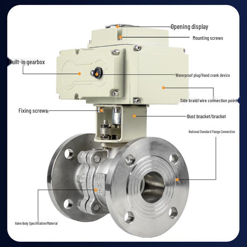 YunDuo Explosion-Proof Electric Flange Ball Valve
