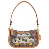 New Observed By Us Collaboration Swinger Fabric With Cow Leather Shoulder Bag Handbag Mahjong Women's Oak Maple CK480-B4S0M