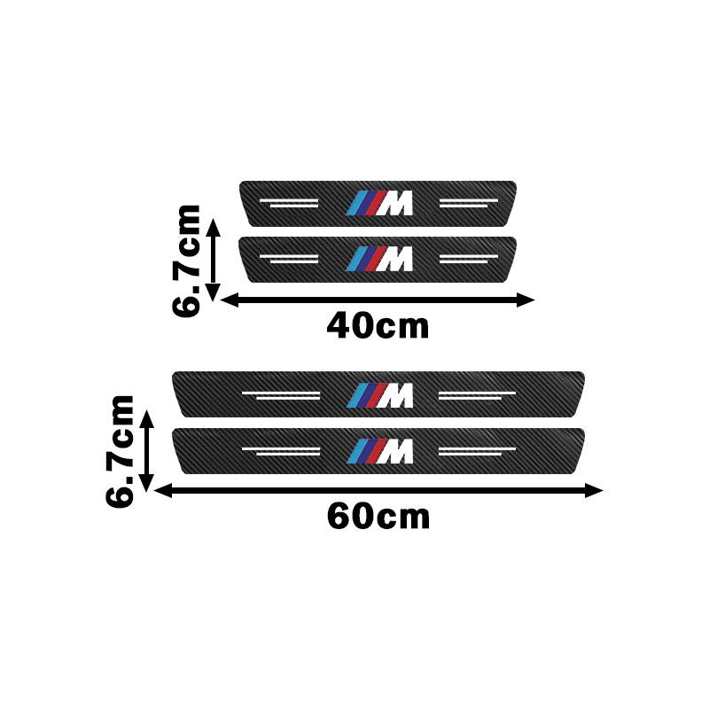 Car Door Threshold Protective Stickers Anti Scratch Waterproof Decal For BMW M E92 E87 F10 F20 F30 X3 X5 i3 ix3 E46 E90 E39 E60
