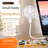Мини-вентилятор USB для рабочего стола, дома, офиса, Plug-And-Play, бесшумный, для общежития, сильный поток воздуха, портативный, компактный, охлаждение
