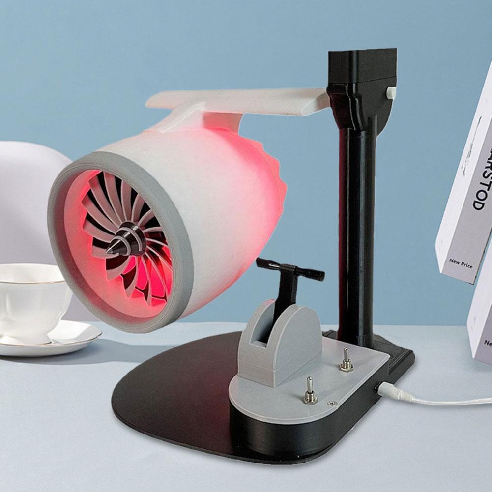 Creative Turbo Desktop Fan with Humidifier & Light Turbofan USB Fan 3D Printed Exquisite for Home Office