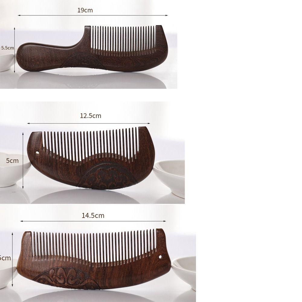 Антистатическая расческа для волос, деликатная сандаловая расческа, инструмент для укладки волос, инструмент для ухода за волосами, бьюти-аксессуары