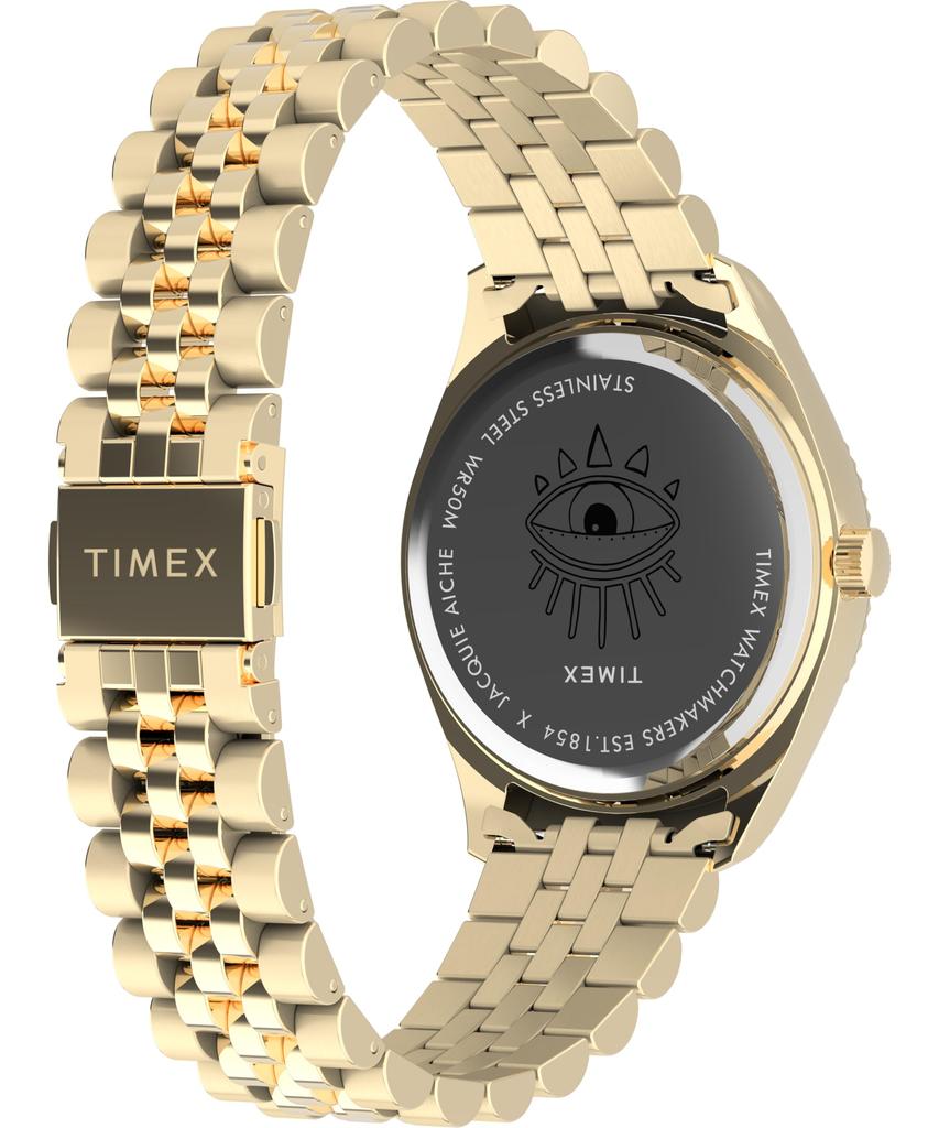Timex x Jackie Aisch 50M Water Mineral Multicolor Unisex [TIMEX] Watch, Quartz, Resistant, Glass, Dial, TW2Y11200,