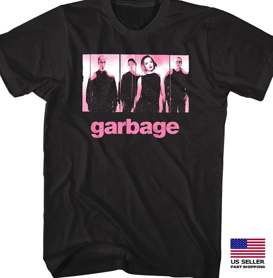Hot 2025 Garbage Pink Album Men's T Shirt Rock Concert Tour Full Size S-4XL