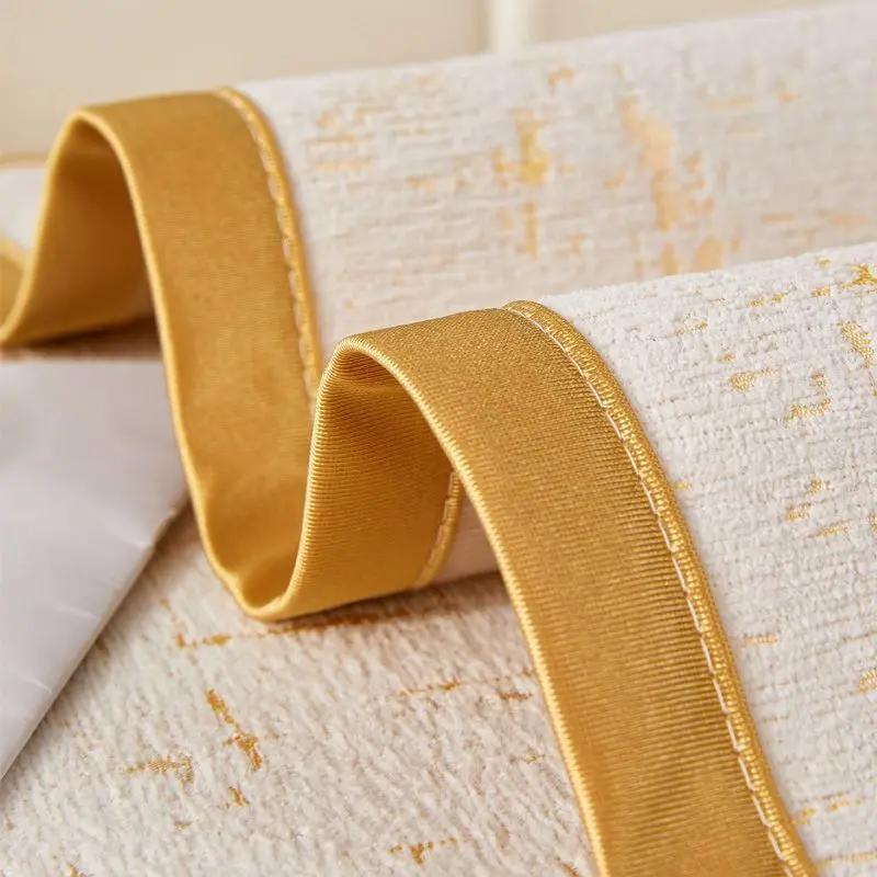 Chenille Sofa Cushion Four Seasons Universal Simple Modern Seat Cushion Non-Slip Light Luxury Sofa Cushion Cover Backrest