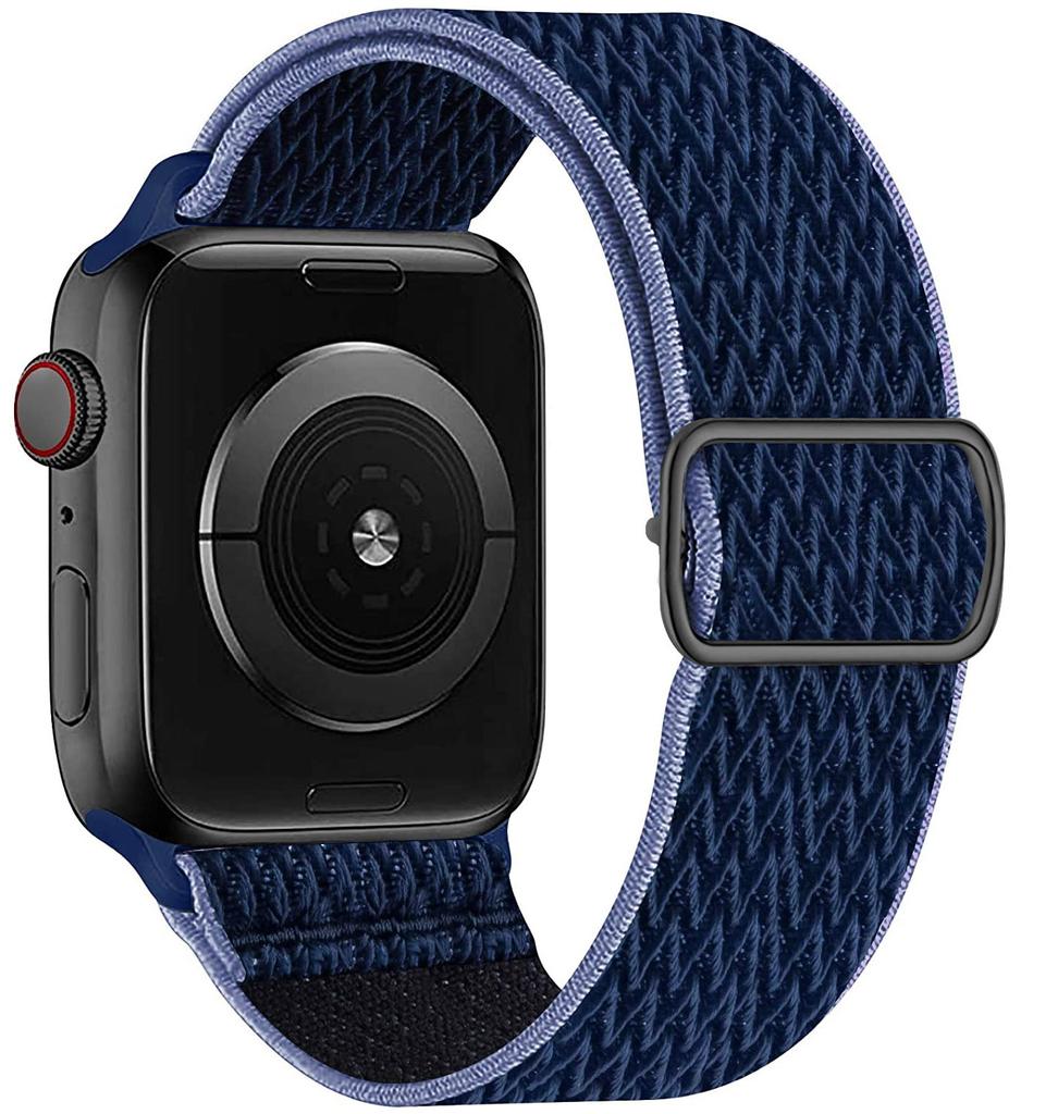 Эластичная петля Solo Loop, совместимая с ремешками Apple Watch 44 мм, 42 мм, 40 мм, 38 мм, регулируемый эластичный спортивный нейлоновый ремешок для серии iWatch
