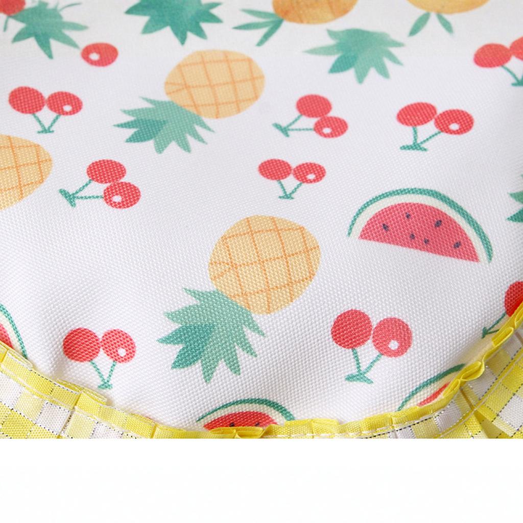 Fruit & Design Vest for Pet Chickens Elastic Lace Chest Back for Chickens Ducks