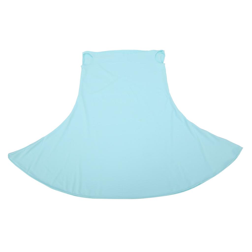 Outdoor Sports Sunscreen Face Shield AntiUV Headwear Neck Guard EarHook Type Cover(Light Blue )