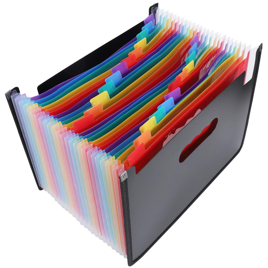Выдвижная папка, портативный 24-слойный расширяющийся органайзер-гармошка, школьные принадлежности